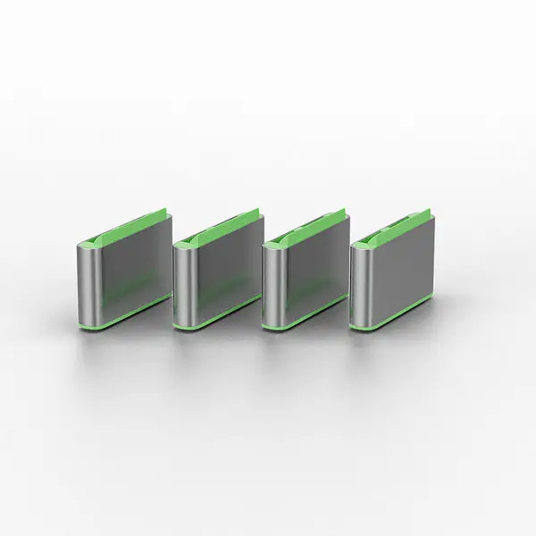 USB Priedas - LINDY USB Type C Prievadų Blokatoriai, 10 vnt., Žali – 3
