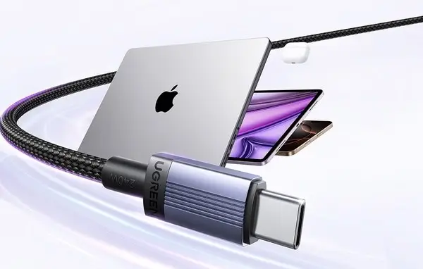 Ugreen L528 USB-C į USB-C kabelis, 240 W, 3 m Juodas – 4