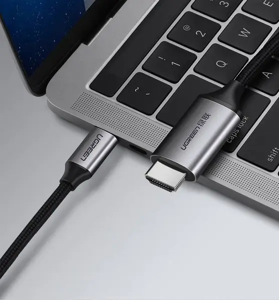 UGREEN USB-C–HDMI kabelis, 4K, UHD, 1,5 m, juodas – 9