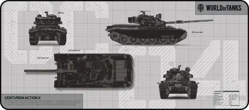 Mousepad DEFENDER WT90 - limited edition WORLD OF TANKS