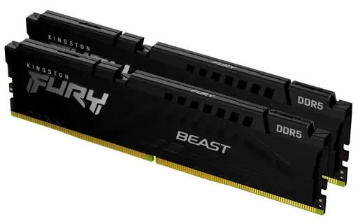 Kingston DRAM 32GB 5600MT/s DDR5 CL36 DIMM (Kit of 2) FURY Beast Black EXPO + GIFT 64GB USB3.2 Gen1 DataTraveler