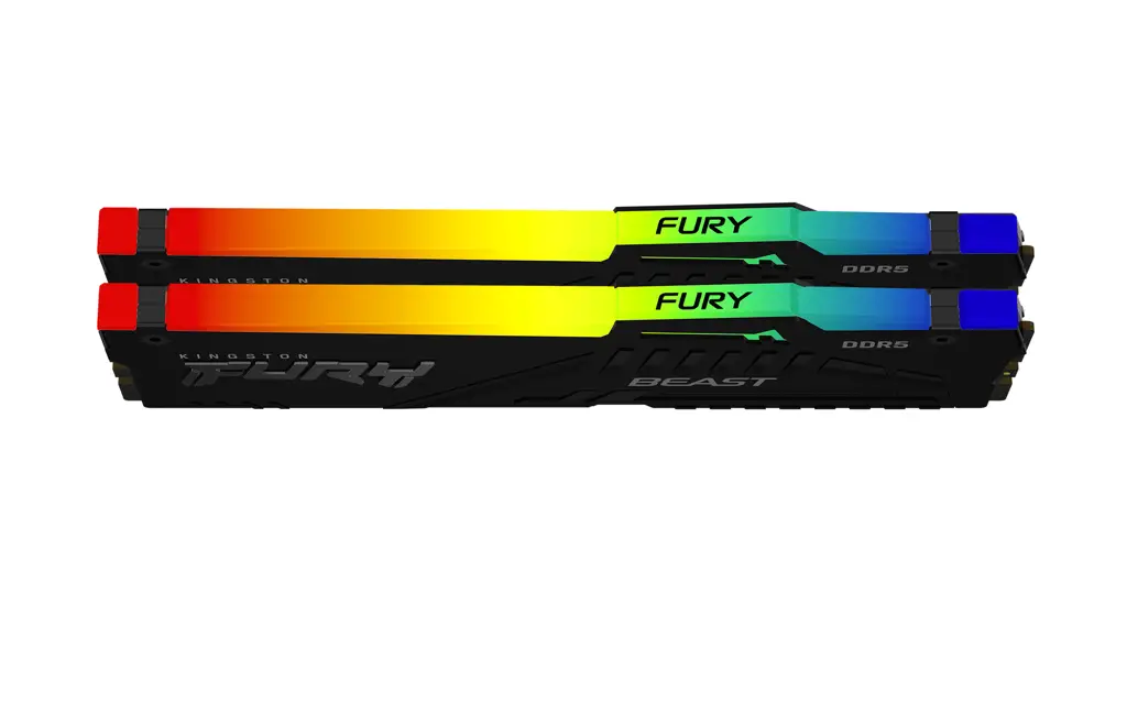 Kingston DRAM 32GB 5600MT/s DDR5 CL36 DIMM (Kit of 2) FURY Beast RGB EXPO + GIFT Kingston 64GB USB3.2 Gen1 DataTraveler – 10
