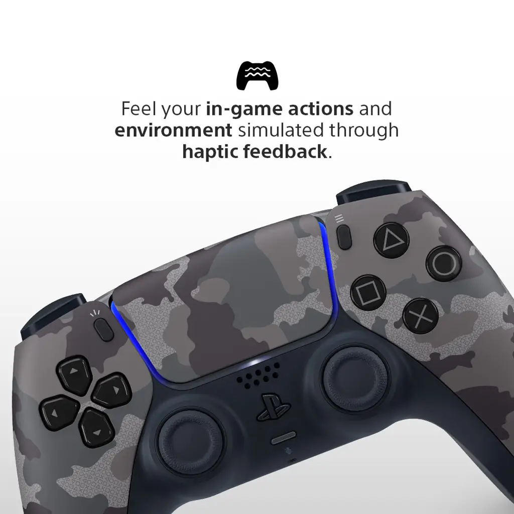 Kontroler bezprzewodowy SONY DualSense Grey Camo – 4