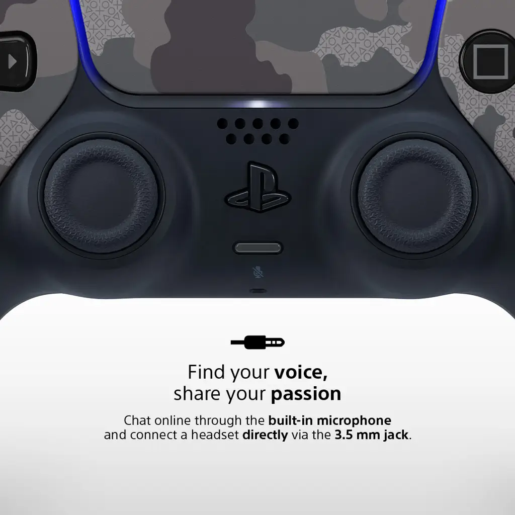 Kontroler bezprzewodowy SONY DualSense Grey Camo – 7