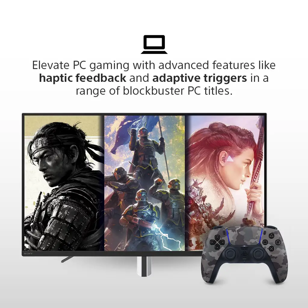 Kontroler bezprzewodowy SONY DualSense Grey Camo – 8