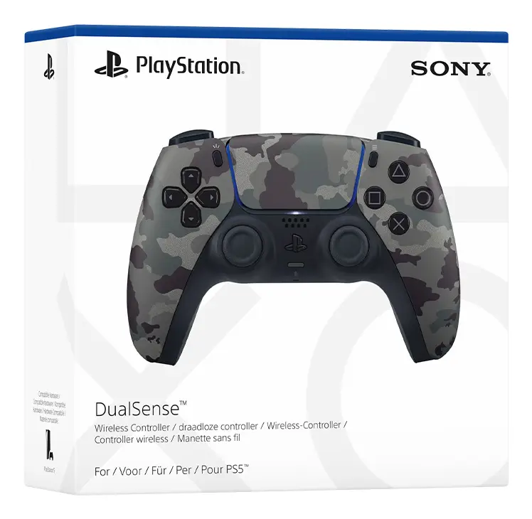 Kontroler bezprzewodowy SONY DualSense Grey Camo – 9