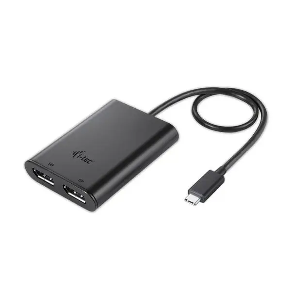 i-tec USB-C dual DP Video Adapteris 2x DP 4K suderinamas su Thunderbolt 3 (macOS nepalaiko 2 skirtingų vaizdu vienu metu per adapterį) – 2