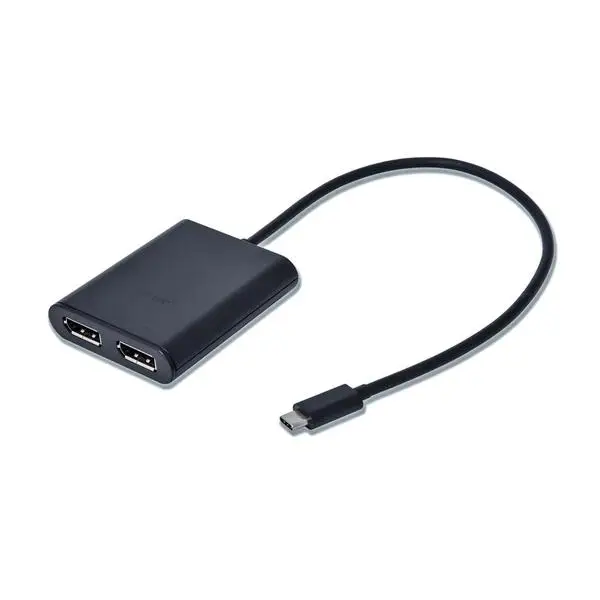 i-tec USB-C dual DP Video Adapteris 2x DP 4K suderinamas su Thunderbolt 3 (macOS nepalaiko 2 skirtingų vaizdu vienu metu per adapterį) – 3