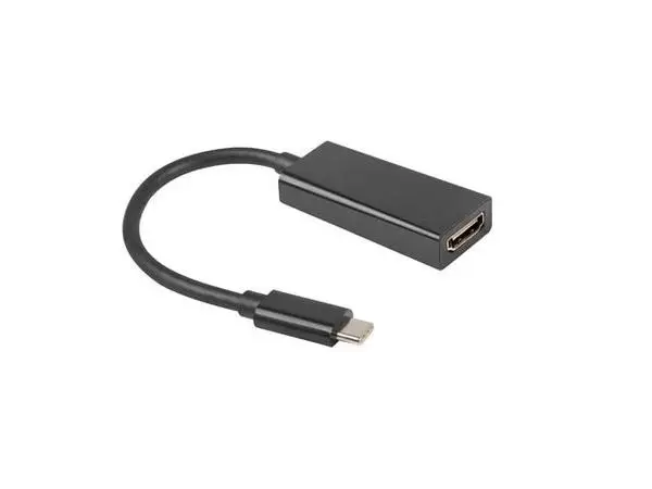 LANBERG AD-UC-HD-01 adapter USB TYPE-C M -HDMI F 15cm Black – 2