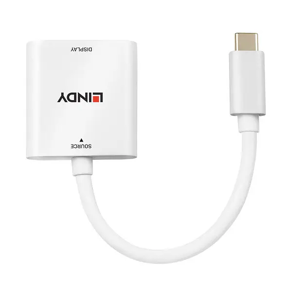 Adapteris - LINDY USB Type C į HDMI® 4K60 Konverteris, Baltas – 2