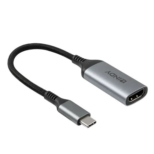 Adapteris - LINDY USB Type C į HDMI 8K60 konverteris, 8K@60Hz, kompaktiškas – 2