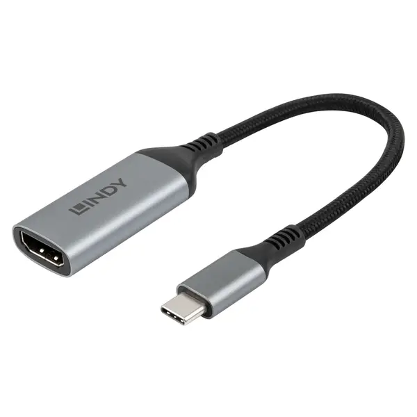 Adapteris - LINDY USB Type C į HDMI 8K60 konverteris, 8K@60Hz, kompaktiškas – 5