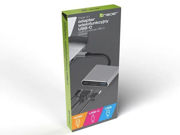 TRACER A-1 USB-C HDMI 4K USB 3.0 PDW 100W adapter – 8