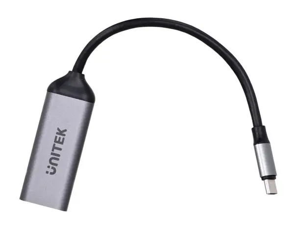 UNITEK V1415C ADAPTER USB-C - DisplayPort 1.4 8K 60Hz 15cm ALU – 5