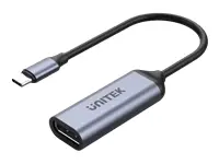 UNITEK V1415C ADAPTER USB-C - DisplayPort 1.4 8K 60Hz 15cm ALU – 7