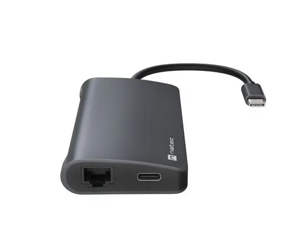 NATEC Multiport dock Fowler 2 V2 8in1 USB 3.0 hub HDMI 4K USB-C RJ45 SD micro SD – 3