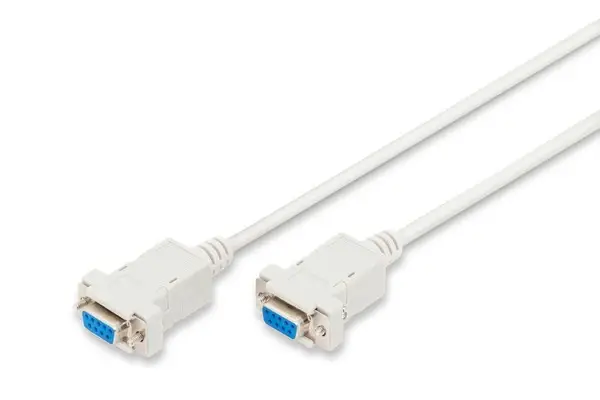 DIGITUS Zero-modem cable D-sub9 w/W 1.8m beige bulk – 2