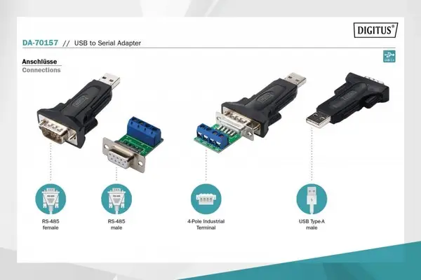 Digitus USB to Serial Adapter – 3