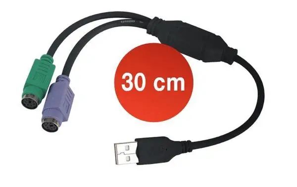 Gembird Adapteris iš USB į -> 2 portai PS2 (pelė ir klaviatūra) – 3