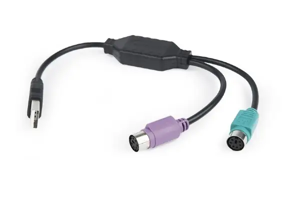 Gembird Adapteris iš USB į -> 2 portai PS2 (pelė ir klaviatūra) – 5