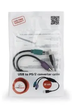 Gembird Adapteris iš USB į -> 2 portai PS2 (pelė ir klaviatūra) – 6