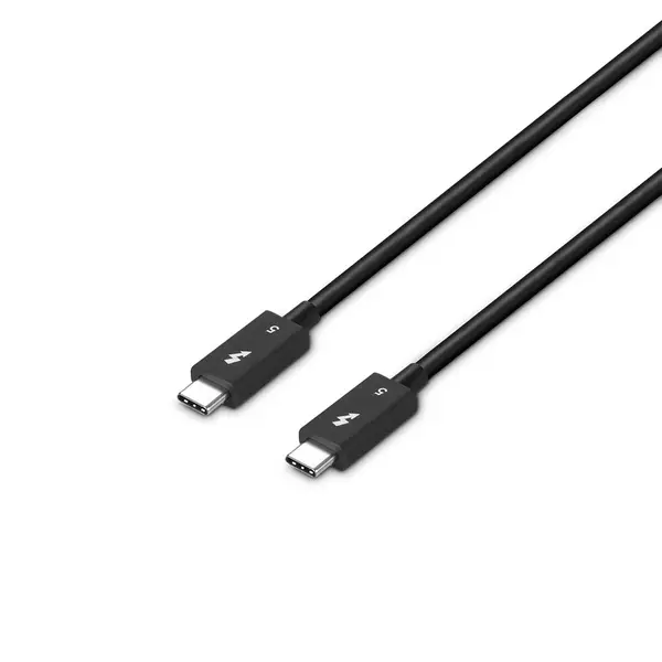 Thunderbolt Laidas - LINDY Thunderbolt 5 Laidas, 40Gbps, 100W PD, 1 m, Juodas – 2