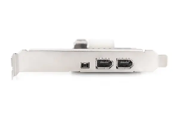 Digitus IEEE 1394a Interface Card, PCI express, 4 Port 1x ext. 1394mini, 2x ext./1x int. 1394a Ports – 4