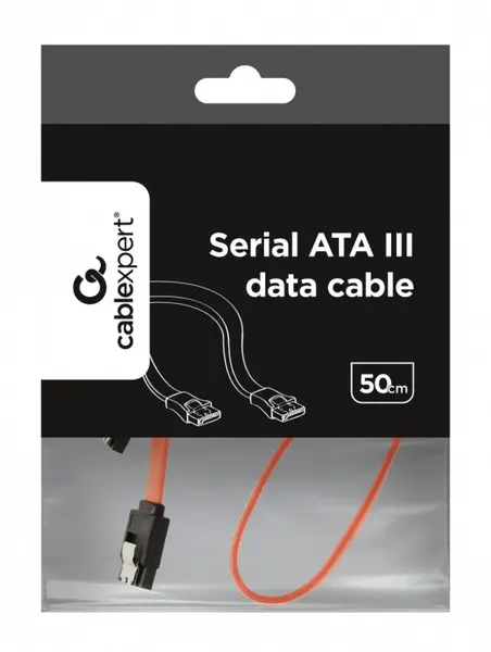 GEMBIRD CC-SATAM-DATA Serial ATA III 50 cm Data Cable metal clips red – 2