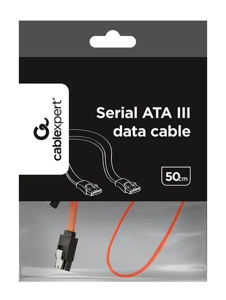 GEMBIRD CC-SATAM-DATA Serial ATA III 50 cm Data Cable metal clips red – 3