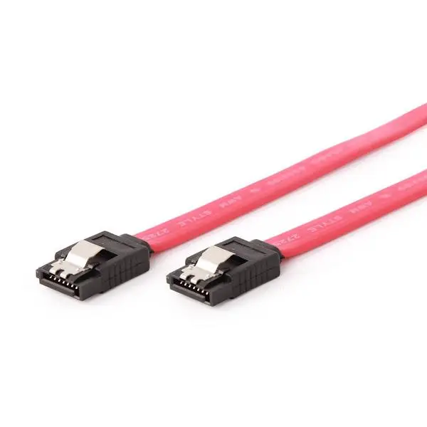 GEMBIRD CC-SATAM-DATA-0.3M Serial ATA III 30cm Data Cable metal clips red – 2