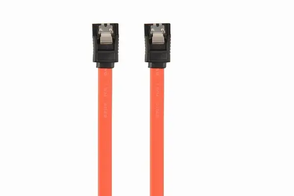GEMBIRD CC-SATAM-DATA-0.3M Serial ATA III 30cm Data Cable metal clips red – 4