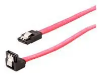 GEMBIRD CC-SATAM-DATA90-0.3M Serial ATA III 30 cm Data Cable with 90 degree bent metal clips red – 9