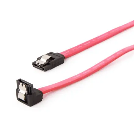 Cablexpert CC-SATAM-DATA90 Serial ATA III 50cm data cable with 90 degree bent connector – 6