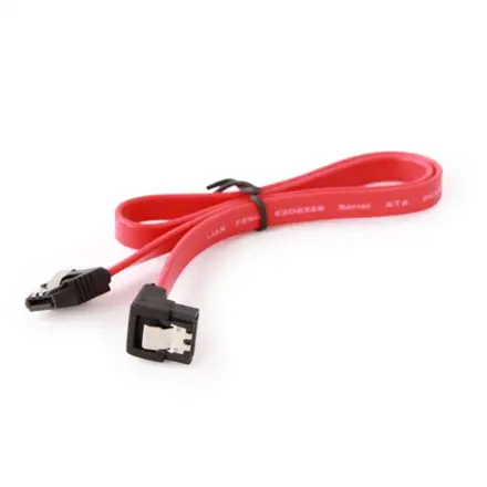 Cablexpert CC-SATAM-DATA90 Serial ATA III 50cm data cable with 90 degree bent connector – 7