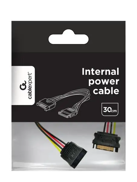 GEMBIRD CC-SATAMF-01 extention cable power SATA 15pin M/F 30 cm – 5