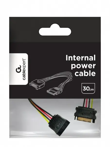 GEMBIRD CC-SATAMF-01 extention cable power SATA 15pin M/F 30 cm – 8