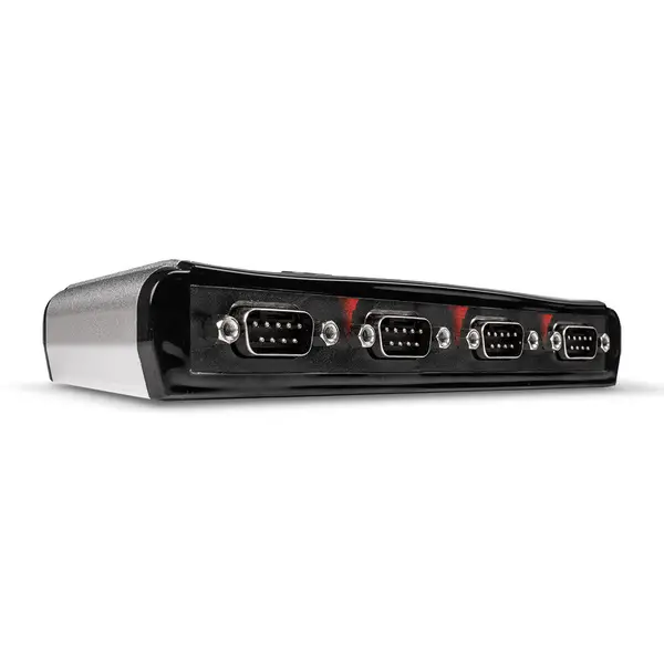 USB Serijinis Adapteris - Lindy 42858 USB Į 4 Prievadų RS232 Serijinį Keitiklį 163 × 62 × 25 mm Sidabrinė Juoda – 5