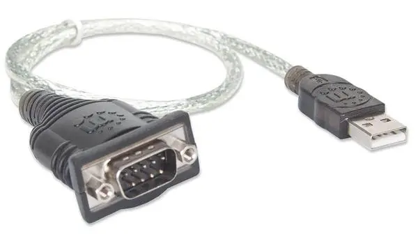 MANHATTAN USB to Serial Converter connects One Serial Device to a USB Port Prolific PL-2303 Chip 45 cm 18 in – 2
