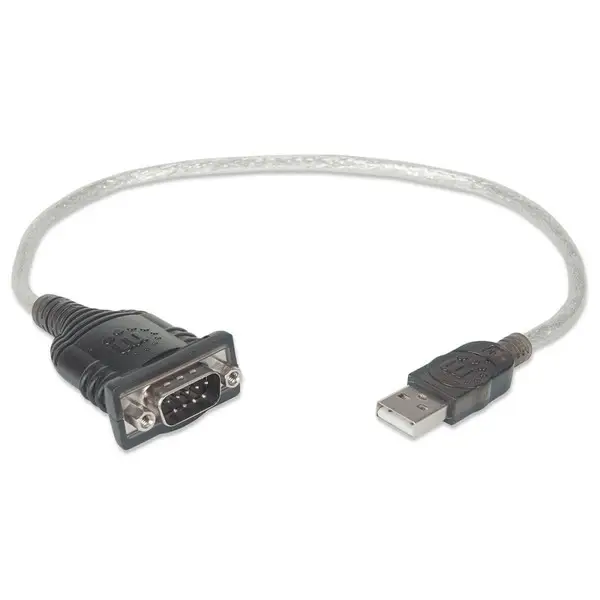 MANHATTAN USB to Serial Converter connects One Serial Device to a USB Port Prolific PL-2303 Chip 45 cm 18 in – 4