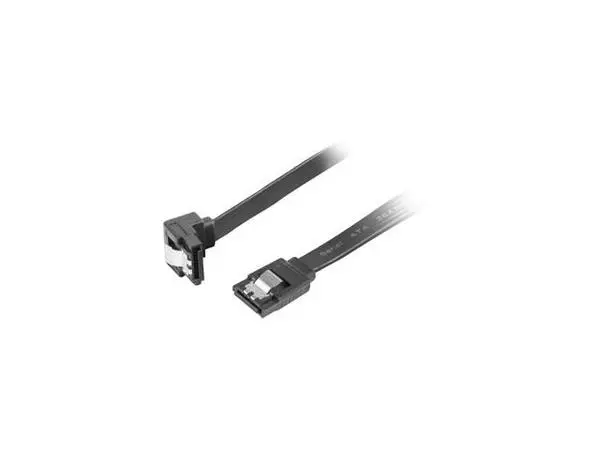 Lanberg SATA Data III (6GB/s) Cable 50CM Angled Metal Clips – 7