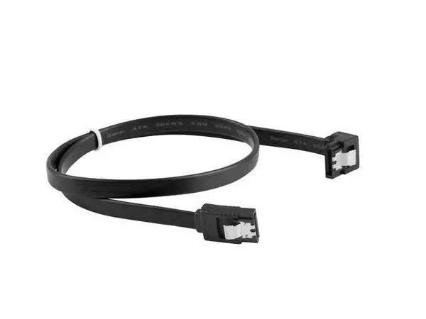 Lanberg SATA Data III (6GB/s) Cable 50CM Angled Metal Clips – 8
