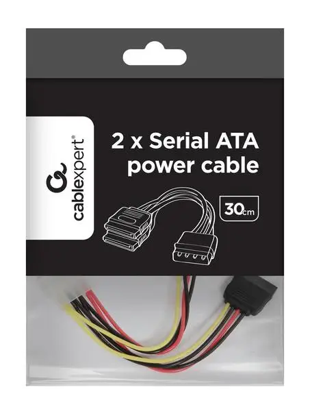 GEMBIRD CC-SATA-PSY-0.3M 2x Serial ATA 30 cm power cable – 3