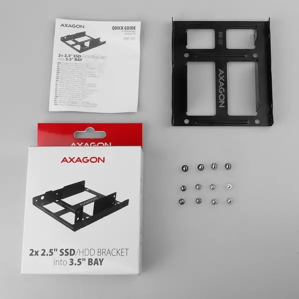 SSD ACC BRACKET 2X2.5" TO 3.5"/RHD-225 AXAGON – 9