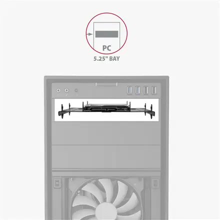 SSD ACC BRACKET 2.5"/3.5" TO/5.25" RHD-435 AXAGON – 5