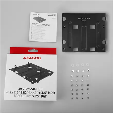 SSD ACC BRACKET 2.5"/3.5" TO/5.25" RHD-435 AXAGON – 7