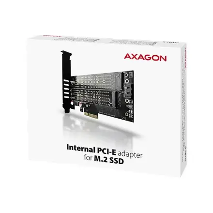 SSD ACC ADAPTER NVME/SATA/M.2/SP&LP PCEM2-D AXAGON – 3