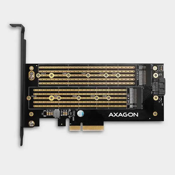 SSD ACC ADAPTER NVME/SATA/M.2/SP&LP PCEM2-D AXAGON – 6