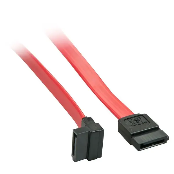 SATA Kabelis - Lindy SATA III 90° 0,2 m 7 kontaktų – 2