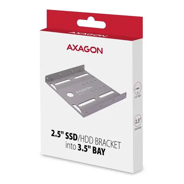 SSD ACC BRACKET 2.5" TO 3.5"/GREY RHD-125S AXAGON – 8