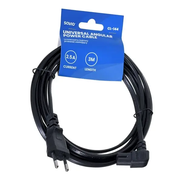 SAVIO CL-144 Juoda 3 m – 2